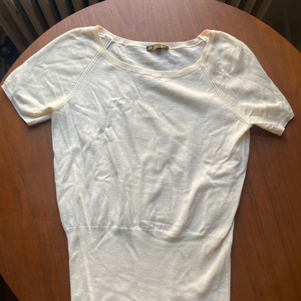 Cream Loro Piana cashmere top size 44 - Picture 1 of 4